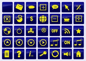 blue icons